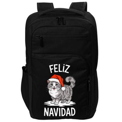 Feliz Navidad Australian Mist Cat Christmas Spanish Impact Tech Backpack