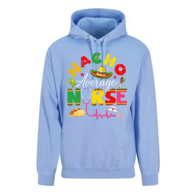 Funny Nacho Average Nurse Mexican Fiesta Cinco De Mayo Unisex Surf Hoodie