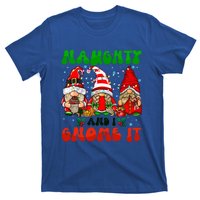 Funny Naughty And I Gnome It Christmas Gnomies Family Xmas Gift T-Shirt