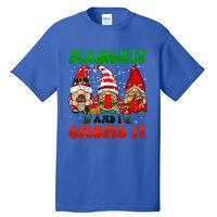 Funny Naughty And I Gnome It Christmas Gnomies Family Xmas Gift Tall T-Shirt