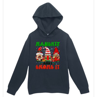 Funny Naughty And I Gnome It Christmas Gnomies Family Xmas Gift Urban Pullover Hoodie