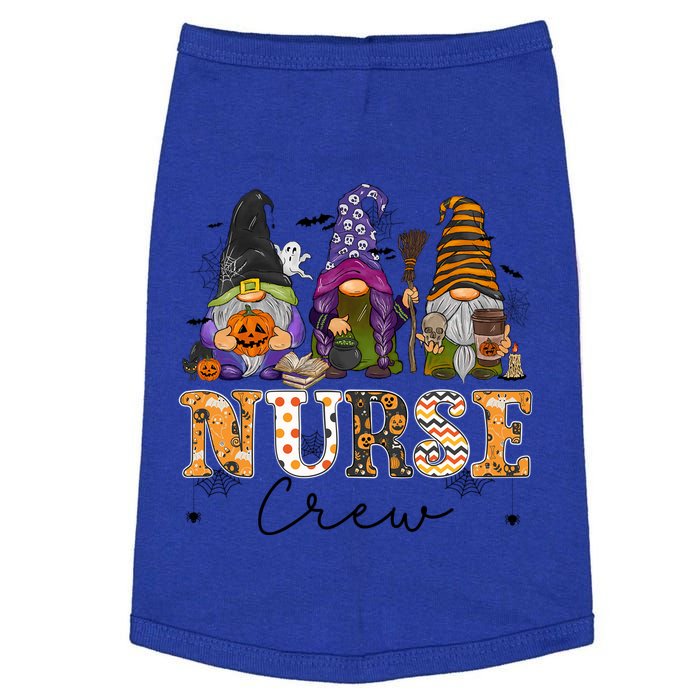 Funny Nurse Appreciation Gnomes Nurse Crew Halloween Costume Gift Doggie Tank