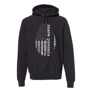 Forensic Nurse American Flag Forensic Nursing Premium Hoodie