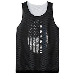 Forensic Nurse American Flag Forensic Nursing Mesh Reversible Basketball Jersey Tank