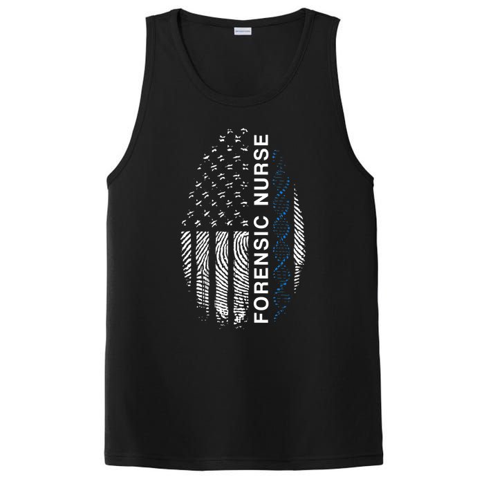 Forensic Nurse American Flag Forensic Nursing PosiCharge Competitor Tank