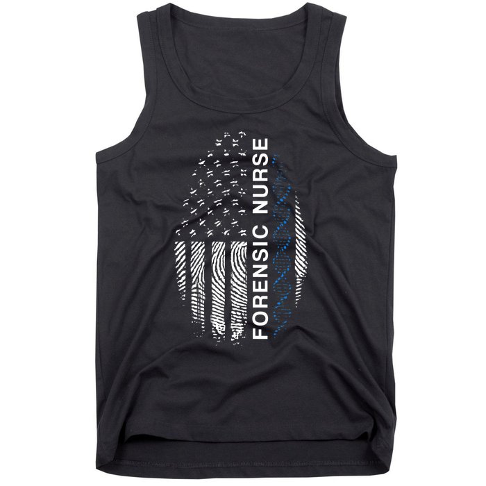 Forensic Nurse American Flag Forensic Nursing Tank Top