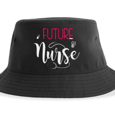 Future Nurse Anesthetist Crna Student School Sustainable Bucket Hat