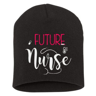 Future Nurse Anesthetist Crna Student School Short Acrylic Beanie