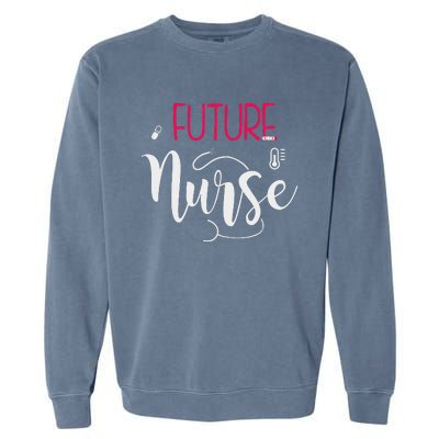 Future Nurse Anesthetist Crna Student School Garment-Dyed Sweatshirt