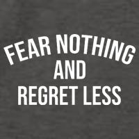 Fear Nothing And Regret Less Vector Backpack