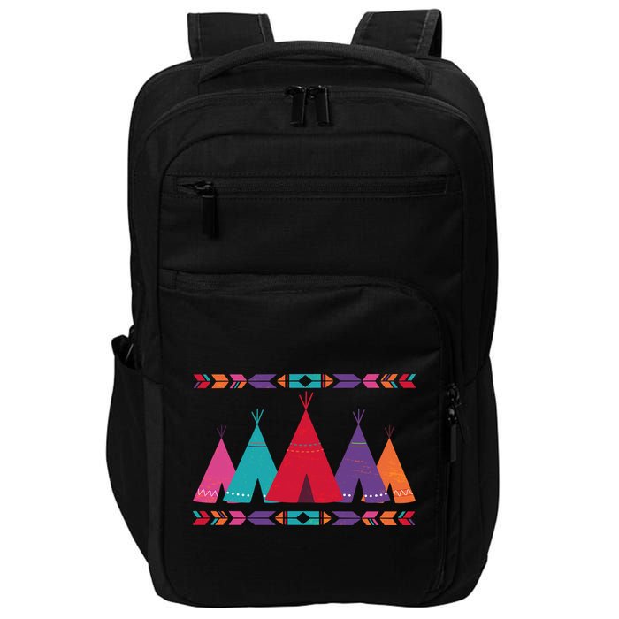 Funny Native American Pee Pattern 1 Impact Tech Backpack