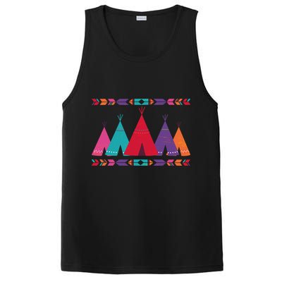 Funny Native American Pee Pattern 1 PosiCharge Competitor Tank