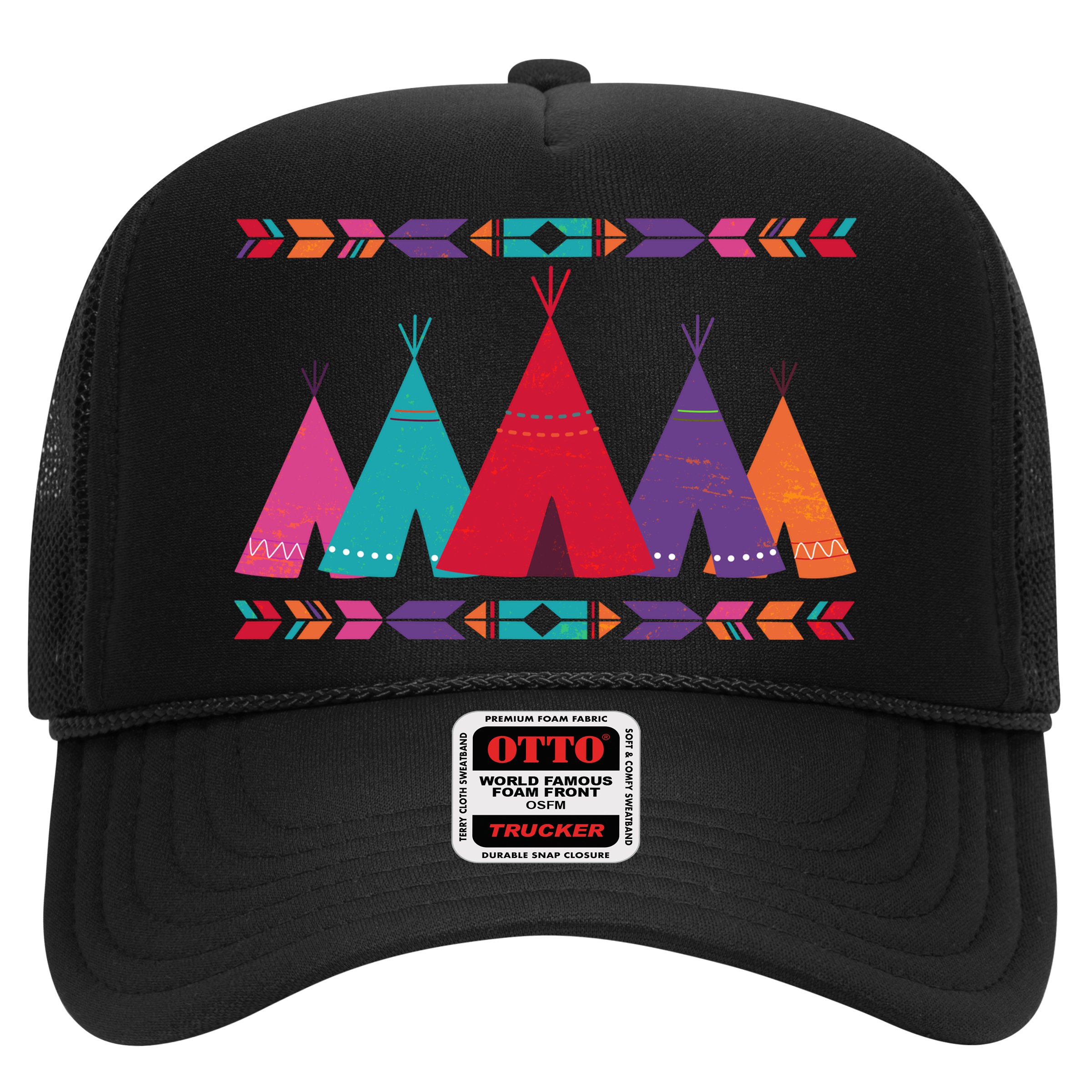 Funny Native American Pee Pattern 1 Hat