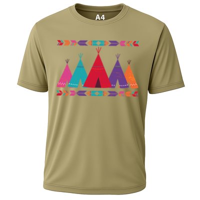 Funny Native American Pee Pattern 1 Performance Shirt