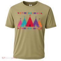 Funny Native American Pee Pattern 1 Performance Shirt