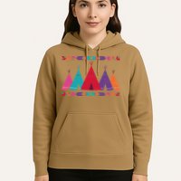 Funny Native American Pee Pattern 1 Hoodie