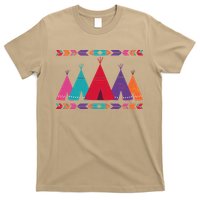 Funny Native American Pee Pattern 1 T-Shirt
