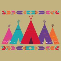 Funny Native American Pee Pattern 1 T-Shirt