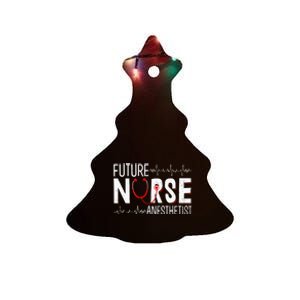 Future Nurse Anesthetist CRNA Nursing School Student Ceramic Tree Ornament