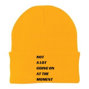 Funny Not A Lot Going On At The Moment Knit Cap Winter Beanie