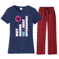 Funny Not Aging Birthday Quote Women's Flannel Pajama Set