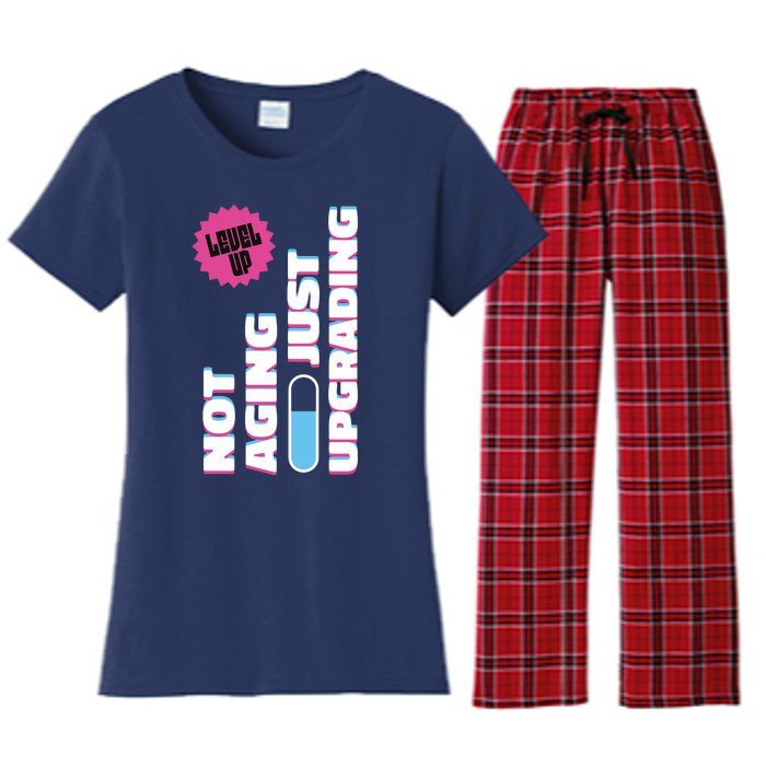 Funny Not Aging Birthday Quote Women's Flannel Pajama Set