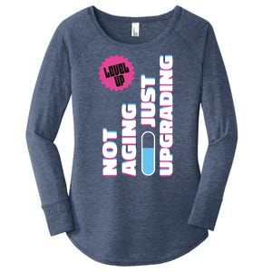 Funny Not Aging Birthday Quote Women's Perfect Tri Tunic Long Sleeve Shirt