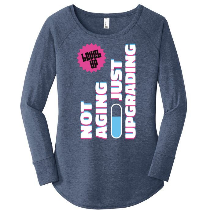 Funny Not Aging Birthday Quote Women's Perfect Tri Tunic Long Sleeve Shirt