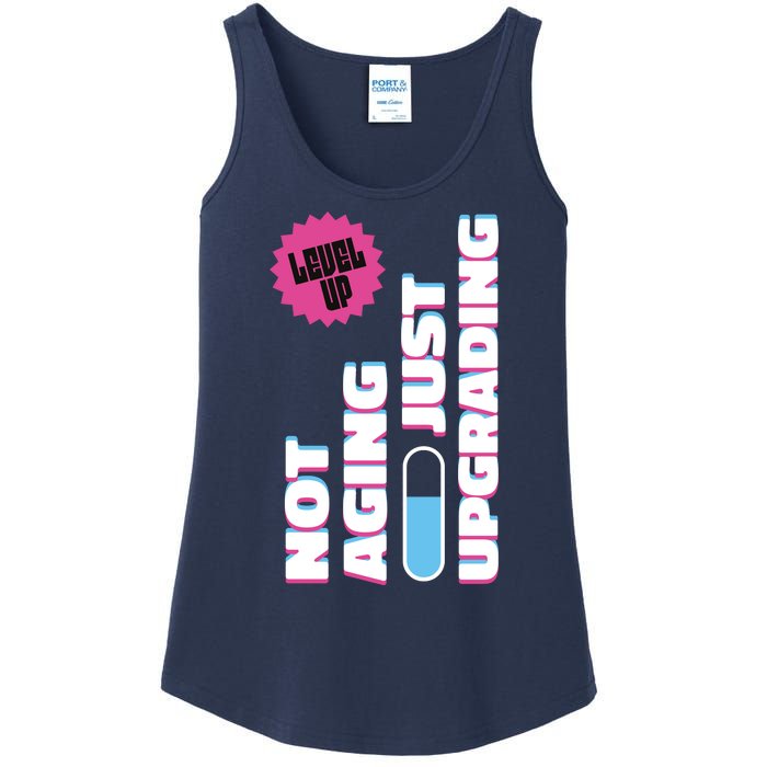 Funny Not Aging Birthday Quote Ladies Essential Tank