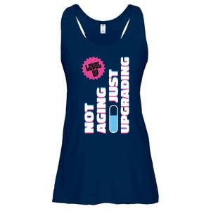 Funny Not Aging Birthday Quote Ladies Essential Flowy Tank