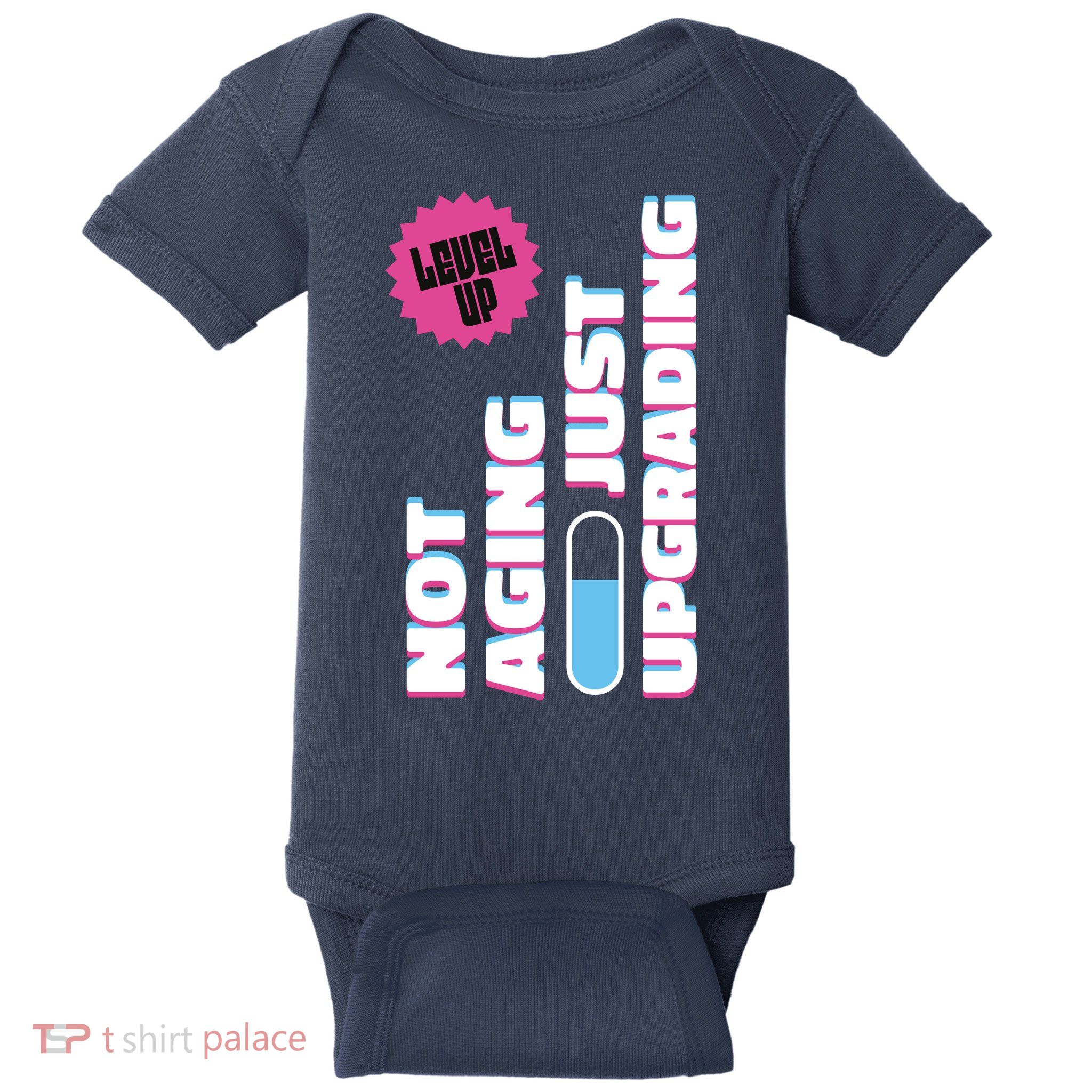 Funny Not Aging Birthday Quote Baby Bodysuit