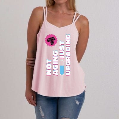 Funny Not Aging Birthday Quote Women's Strappy Tank