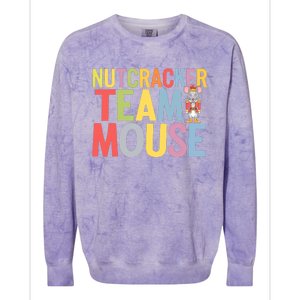 Funny Nutcracker Ballet Team Mouse Soldier Christmas Dance Colorblast Crewneck Sweatshirt