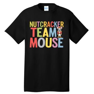 Funny Nutcracker Ballet Team Mouse Soldier Christmas Dance Tall T-Shirt