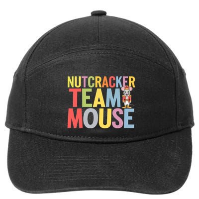 Funny Nutcracker Ballet Team Mouse Soldier Christmas Dance 7-Panel Snapback Hat