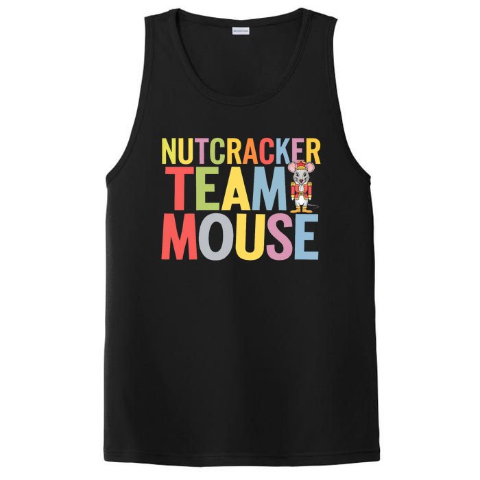 Funny Nutcracker Ballet Team Mouse Soldier Christmas Dance PosiCharge Competitor Tank