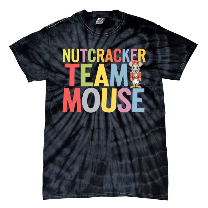 Funny Nutcracker Ballet Team Mouse Soldier Christmas Dance Tie-Dye T-Shirt