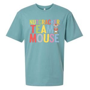 Funny Nutcracker Ballet Team Mouse Soldier Christmas Dance Sueded Cloud Jersey T-Shirt