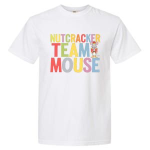 Funny Nutcracker Ballet Team Mouse Soldier Christmas Dance Garment-Dyed Heavyweight T-Shirt