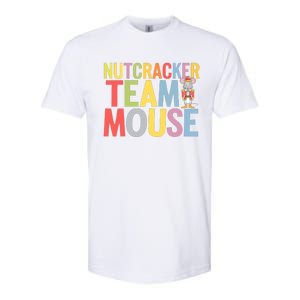 Funny Nutcracker Ballet Team Mouse Soldier Christmas Dance Softstyle CVC T-Shirt