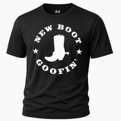 Funny New Boot Goofin Cowboy Boot Meme Quote Performance Shirt