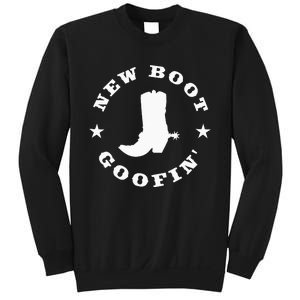 Funny New Boot Goofin Cowboy Boot Meme Quote Sweatshirt