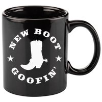 Funny New Boot Goofin Cowboy Boot Meme Quote 11oz C Handle Ceramic Mug