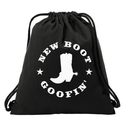 Funny New Boot Goofin Cowboy Boot Meme Quote Drawstring Bag