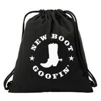 Funny New Boot Goofin Cowboy Boot Meme Quote Drawstring Bag