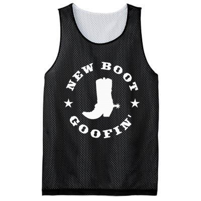 Funny New Boot Goofin Cowboy Boot Meme Quote Mesh Reversible Basketball Jersey Tank