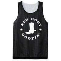 Funny New Boot Goofin Cowboy Boot Meme Quote Mesh Reversible Basketball Jersey Tank