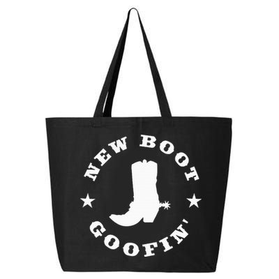 Funny New Boot Goofin Cowboy Boot Meme Quote 25L Jumbo Tote