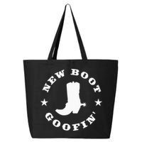 Funny New Boot Goofin Cowboy Boot Meme Quote 25L Jumbo Tote