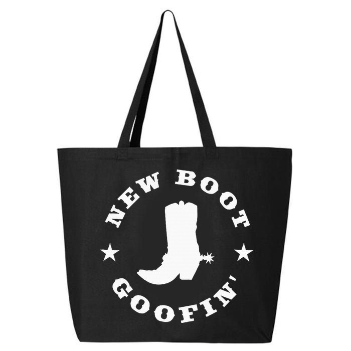 Funny New Boot Goofin Cowboy Boot Meme Quote 25L Jumbo Tote
